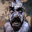 man monstrous graphics processing