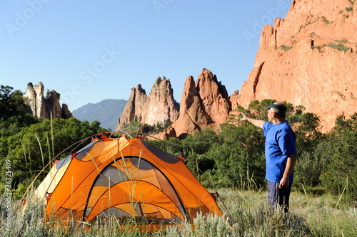 Photo: Camping In the Rocky Mountains Camping In the Rocky Mountains