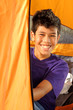 Camping out in Tent