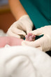 Newborn baby girl