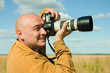 Adult male photographer Adult male photographer