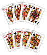 Poker jack and queen
