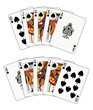 Double royal flush spade