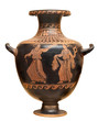 Ancient greek vase isolated on white Ancient greek vase isolated on white