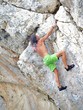 Kraftakt am Felsen