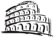 Colosseum. Vector illustration.