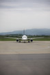 parked aeroplane