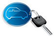 Car key ring vector Car key ring vector