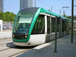 Tram in Barcelona, Spain Tram in Barcelona, Spain