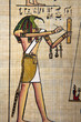 Antique egyptian papyrus and hieroglyph