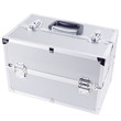Aluminum case with black handle