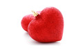 red heart ball