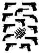 Weapon collection, pistols Weapon collection, pistols