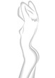 Silhouette grise
