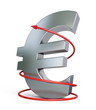 euro moving arrow