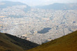 At the top of the Pichincha mountain, looking down at Quito