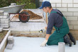 Preparation for a paving