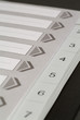 Card guides in a binder