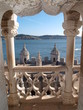Balcony of the Belèm Tower in Lisbon, Portugal.