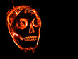 burning skull burning skull