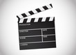 Vector: Movie clapper Movie clapper