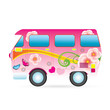 colorful peace van
