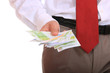 Business man is paying Business man is paying