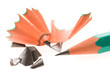 Pencil and shavings Pencil and shavings