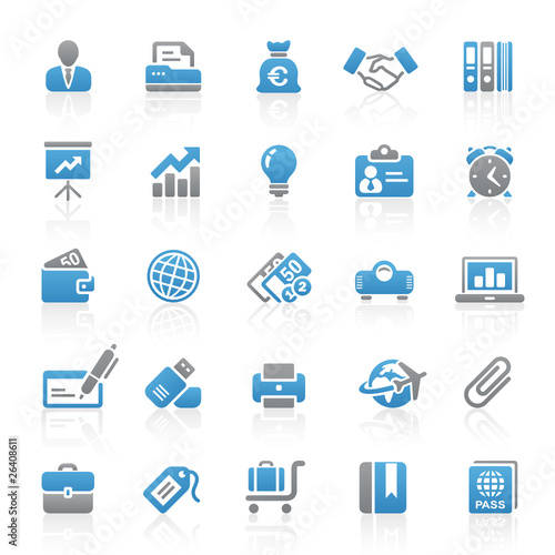 Vektor: Blue Gray Web Icons - Business & Office Blue Gray Web Icons - Business & Office