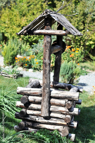 Photo: wooden well wooden well