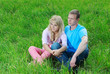 young couple outdoors