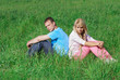 young couple outdoors