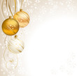 good-looking Christmas backdrop with three balls