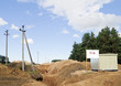 Excavations in wood. The beginning of the big building Excavations in wood. The beginning of the big building