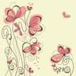 Cute floral background Cute floral background