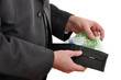 Paying in cash