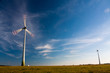 Elektrownie wiatrowe - wirnik w ruchu Elektrownie wiatrowe - wirnik w ruchu