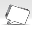 Vektor: Speech bubble with negative space to insert text Speech bubble with negative space to insert text