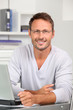 Portrait of handsome man wearing eyeglasses