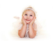 angel with blue eyes