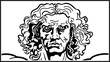 Vector: Head of The Vitruvian man (Fragment) Head of The Vitruvian man (Fragment)