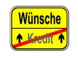 Kredit - Wünsche