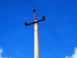Column and wires Column and wires