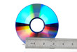 DVD with steel ruler