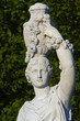 the detail of antique statue, Vienna, Schonbrunn garden
