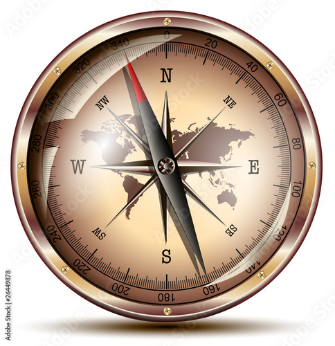 Vector: compass adventure compass adventure