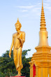 Golden Buddha and Pagoda , Thailand