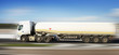 fuel truck in motion