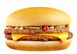 big tasty cheeseburger isolated on white background big tasty cheeseburger isolated on white background
