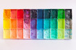 Shad colors on palette